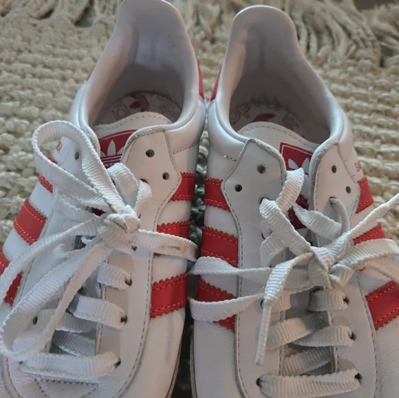 Adidas Samba white solar red off white W 10.5 - Picture 5 of 6